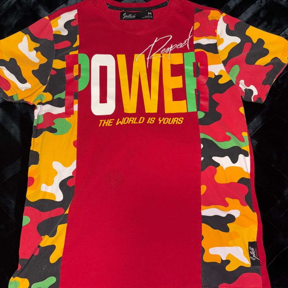 Power, Respect T shirt Size Medium